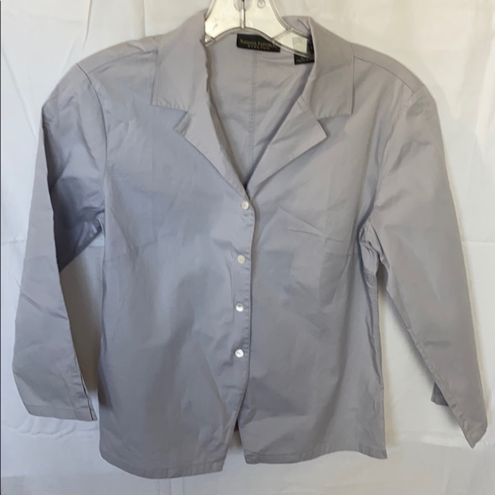 Banana Republic XS grey button down shirt